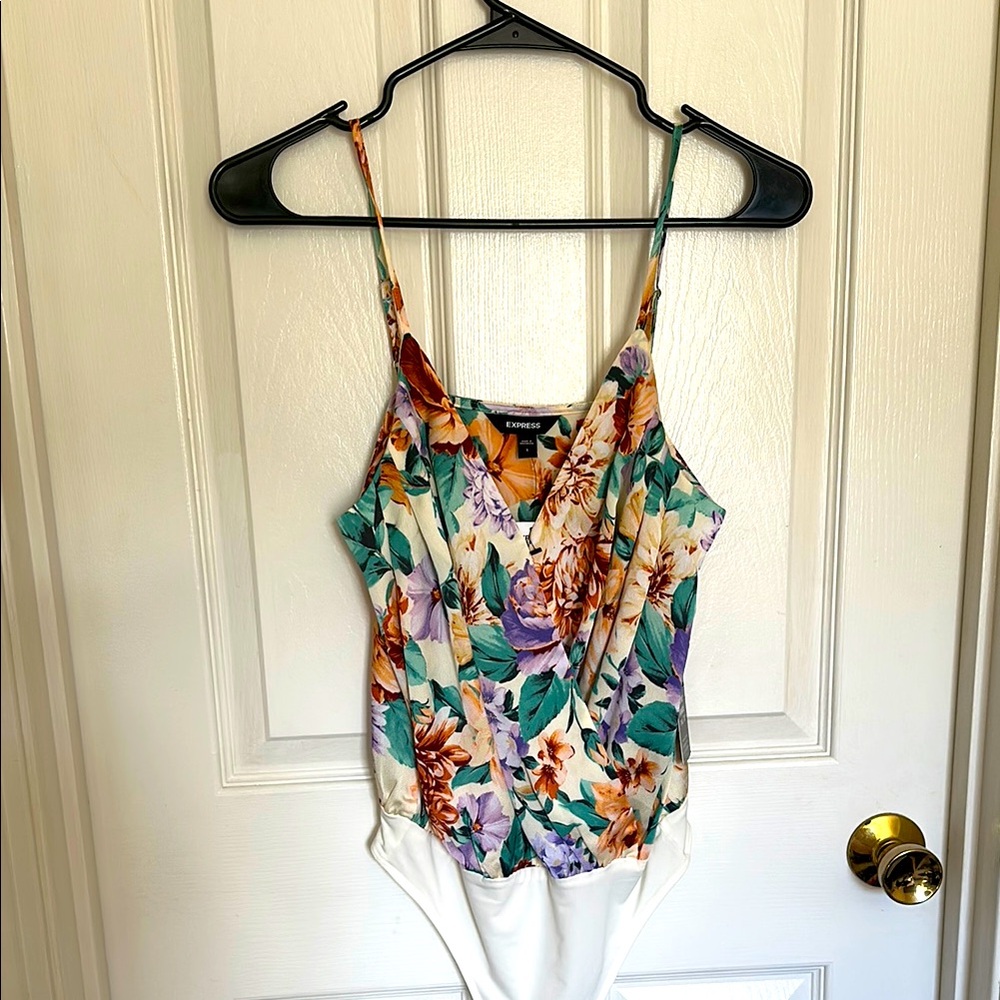 Express floral bodysuit